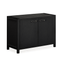 Soho Black Oak Veneer 2 Door Sideboard