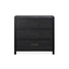 Soho Black Oak Veneer 3 Drawer Chest