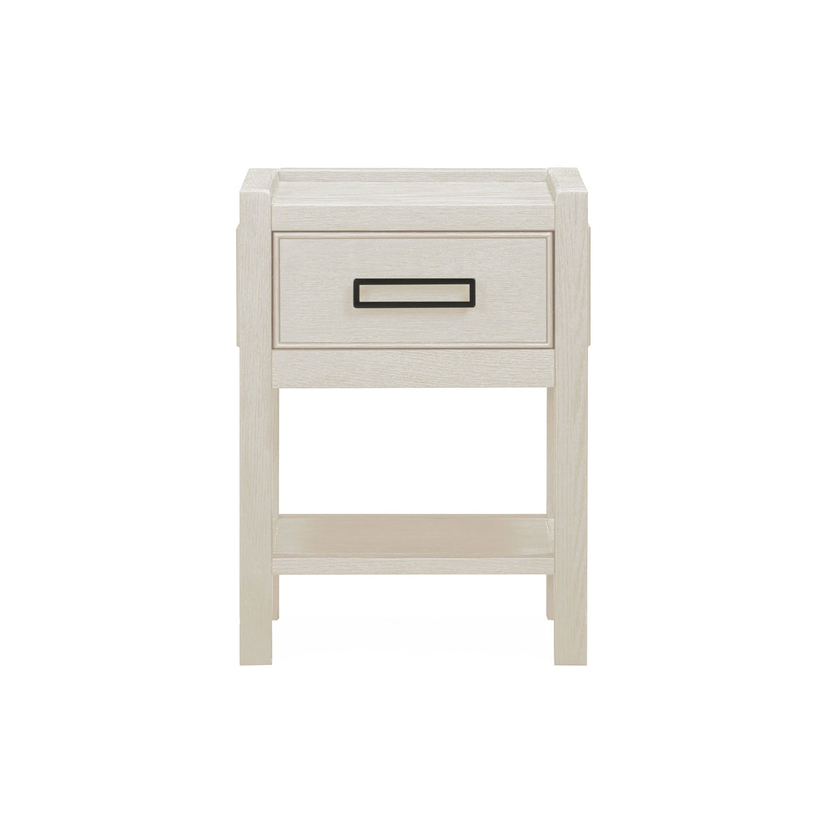 Soho Cream Oak Veneer 1 Drawer Bedside Table