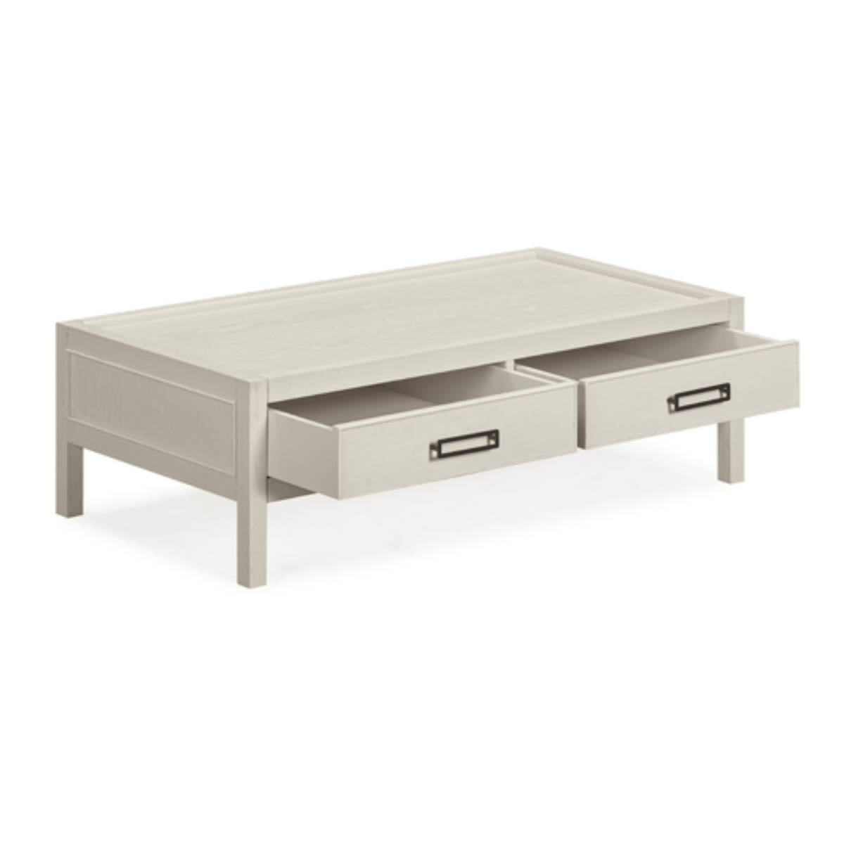 Soho Cream Oak Veneer 2 Drawer Coffee Table
