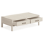 Soho Cream Oak Veneer 2 Drawer Coffee Table