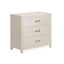 Soho Cream Oak Veneer 3 Drawer Chest