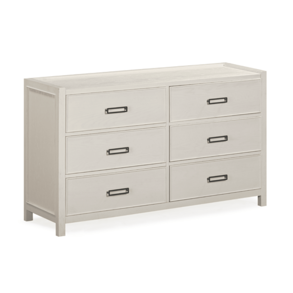 Soho Cream Oak Veneer 6 Drawer Chest