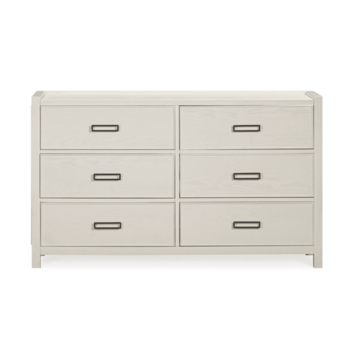 Soho Cream Oak Veneer 6 Drawer Chest