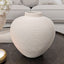 Solis Large Rounded Stone Ceramic Neutral Vase