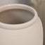 Solis XL Floor Standing Stone Ceramic Neutral Vase