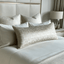 Sorrel Cream & Gold Long Bolster Cushion - 90x35cm