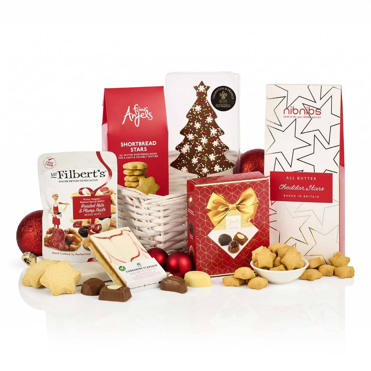 Spicers Of Hythe Gifts & Hampers Christmas Treats Basket | Alcohol-Free Corporate Christmas Sweet Gift | Christmas 2026 House of Isabella UK