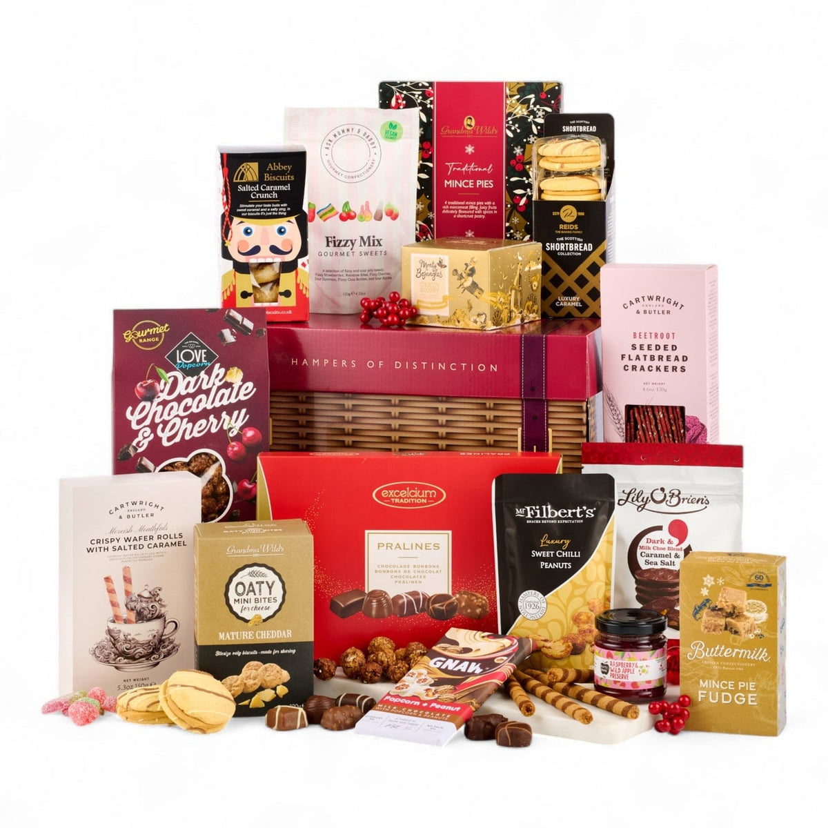 Spicers Of Hythe Gifts & Hampers Classic Christmas Gift Box (Alcohol Free) House of Isabella UK