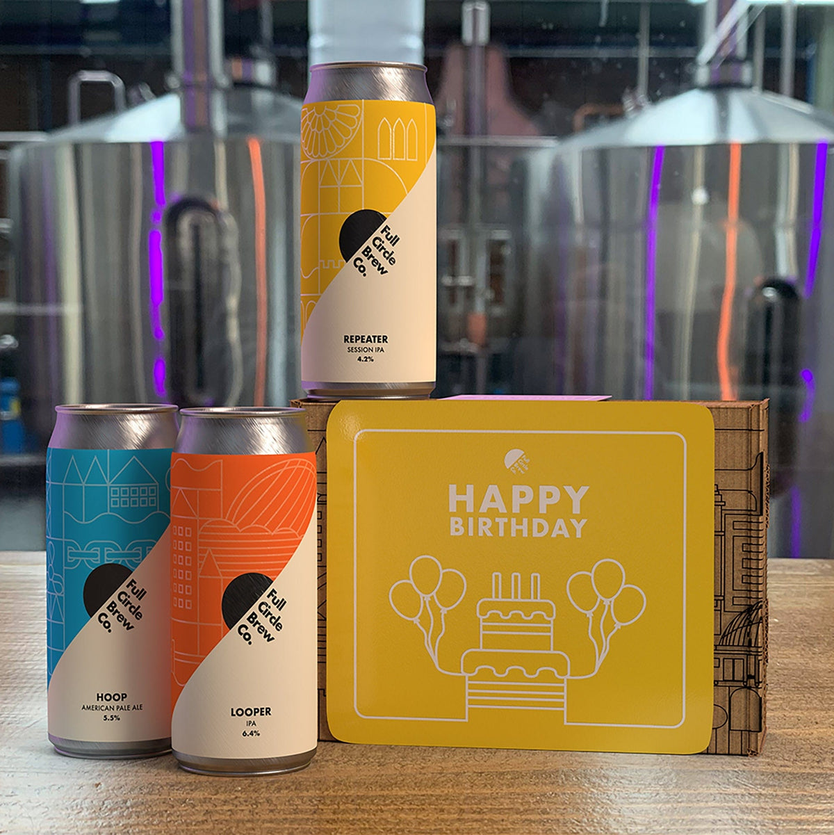 Full Circle Brew - 3-Can Gift Pack (Happy Birthday).