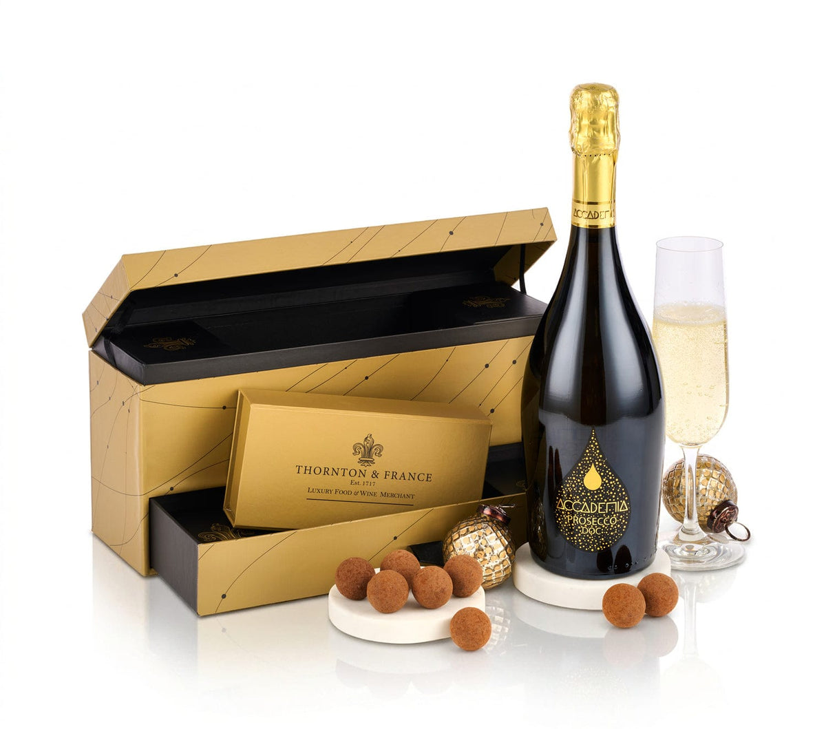 Spicers Of Hythe Gifts & Hampers Luxury Prosecco & Truffles Gift | Premium Prosecco & Chocolate Gift Box | Christmas 2026 House of Isabella UK