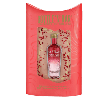 Spicers Of Hythe Gifts & Hampers Mermaid Pink Gin & Chocolate Gift - Bottle N Bar House of Isabella UK