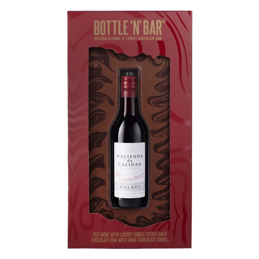 Spicers Of Hythe Gifts & Hampers Red Wine & Chocolate Gift - Bottle N Bar House of Isabella UK