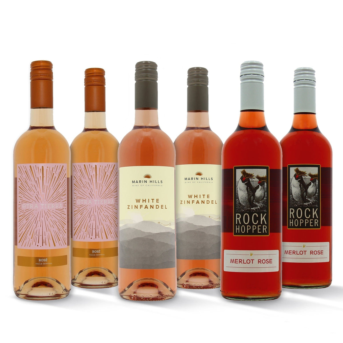 Rose Wine Selection Box Case of 6 x 75cl.
