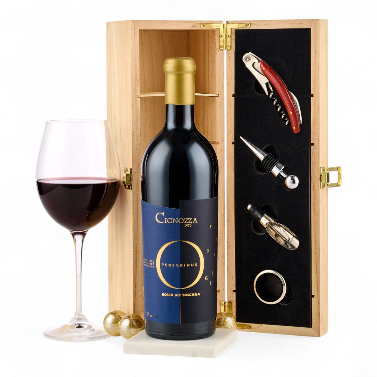 Spicers Of Hythe Gifts & Hampers Super Tuscan Wine & Accessories Box House of Isabella UK