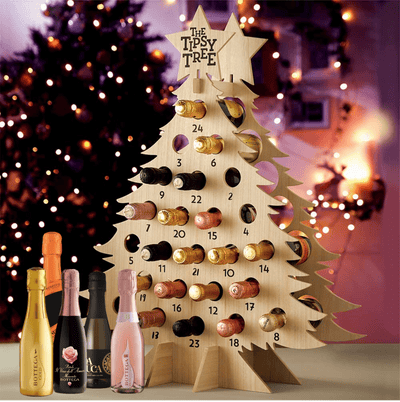 Spicers Of Hythe Gifts & Hampers Tall Tipsy Tree with Fizz House of Isabella UK