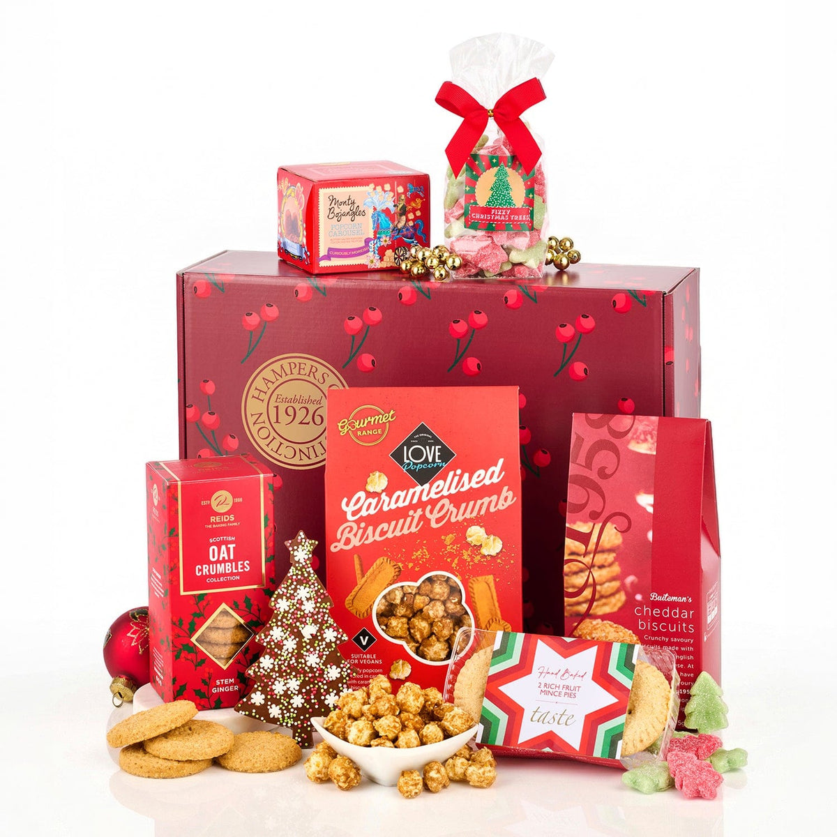 Spicers Of Hythe Gifts & Hampers The Joybells | Alcohol-Free Corporate Christmas Sweet Gift | Christmas 2026 House of Isabella UK