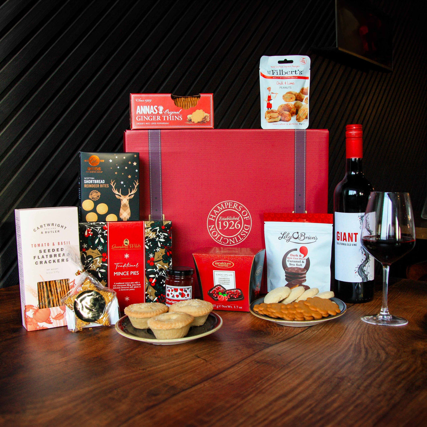 Spicers Of Hythe Gifts & Hampers The Redsleeves Red Wine Gift Box House of Isabella UK