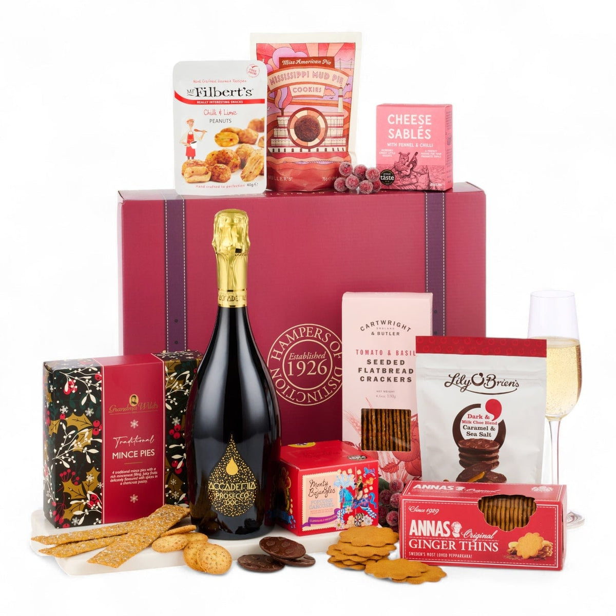 Spicers Of Hythe Gifts & Hampers The Redsleeves (with Prosecco) House of Isabella UK
