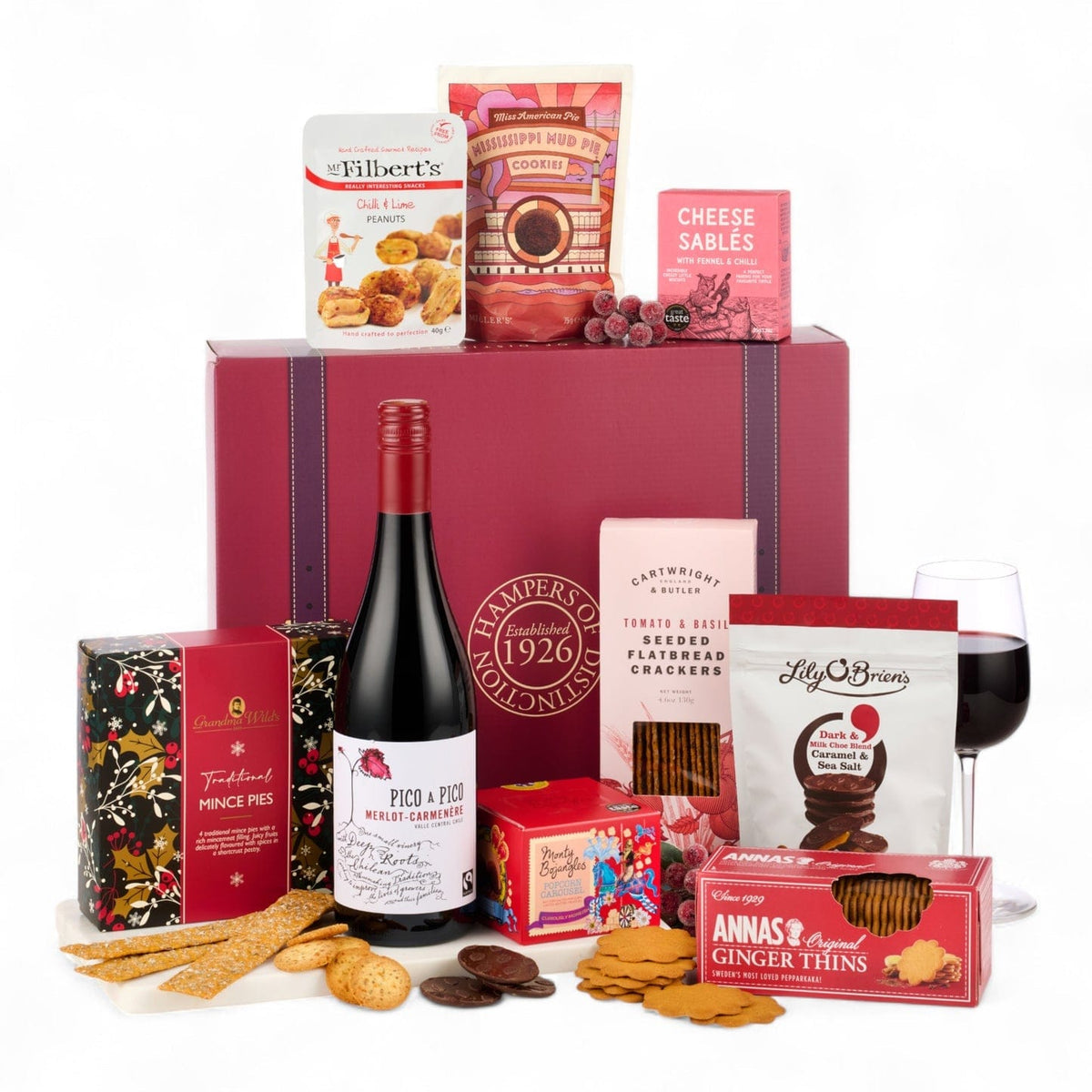 Spicers Of Hythe Gifts & Hampers The Redsleeves (with Red Wine) House of Isabella UK