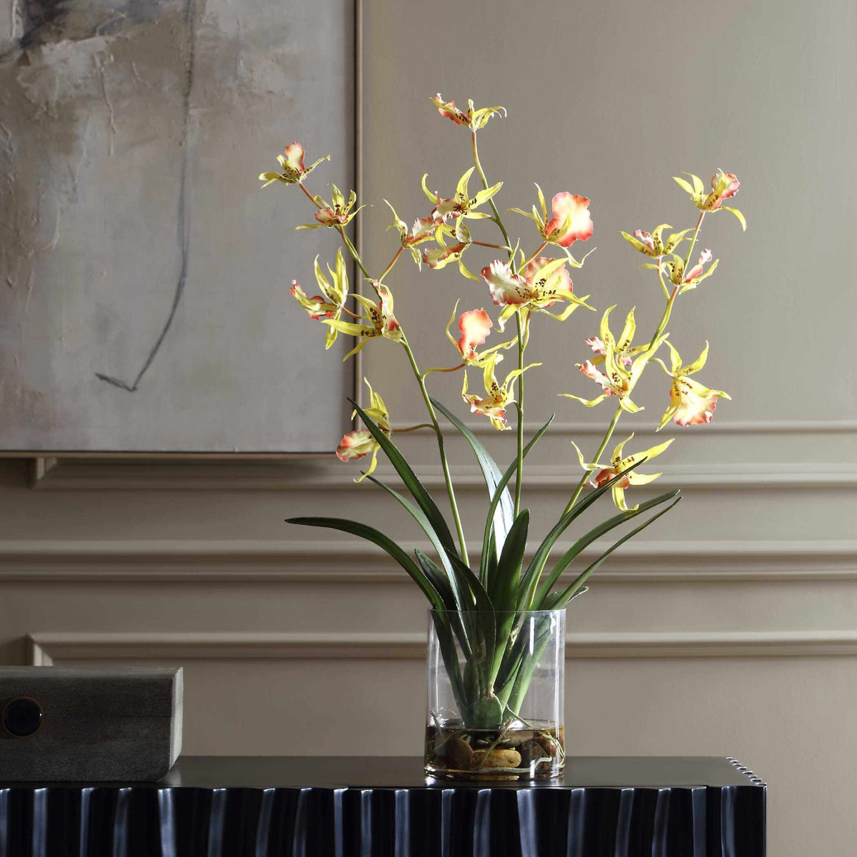 Spider Orchid In Glass Vase