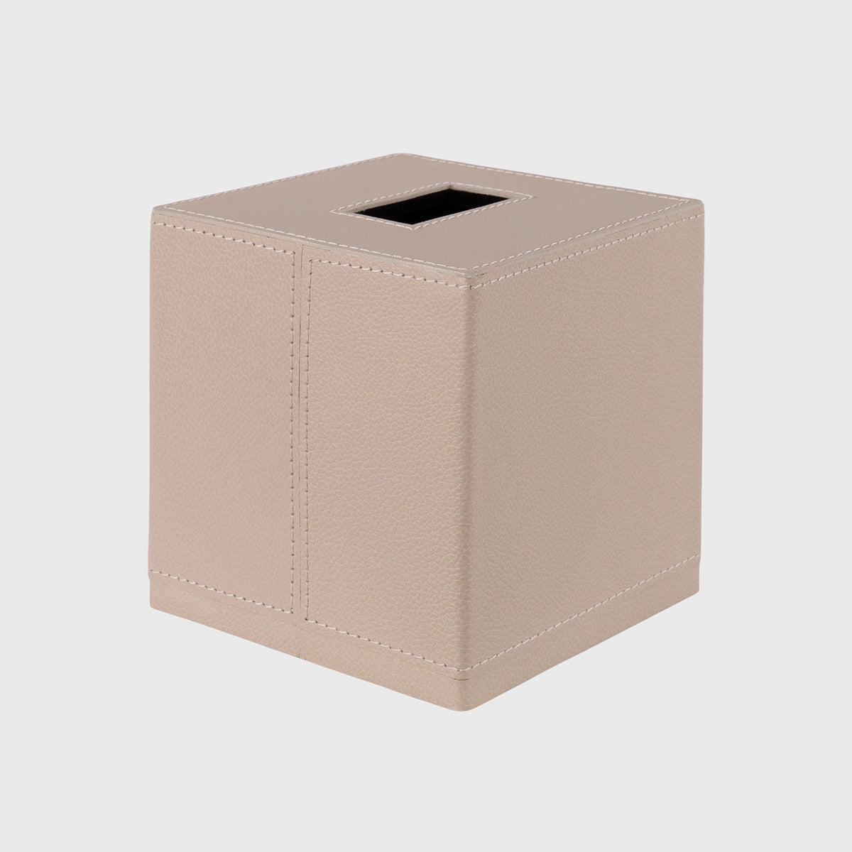 Square Tissue Box Pumice Leather