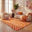 Joli Striped Orange & Pink Rug