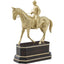 Thoroughbred Horse Sculpture in Polished Brass