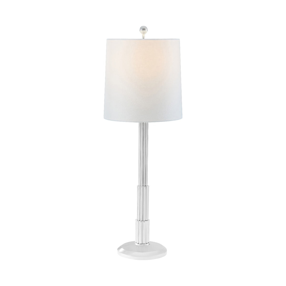 Empire Buffet Lamp in Nickel