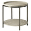 Theodore Alexander Living Iron Side Table Veneer Top House of Isabella UK