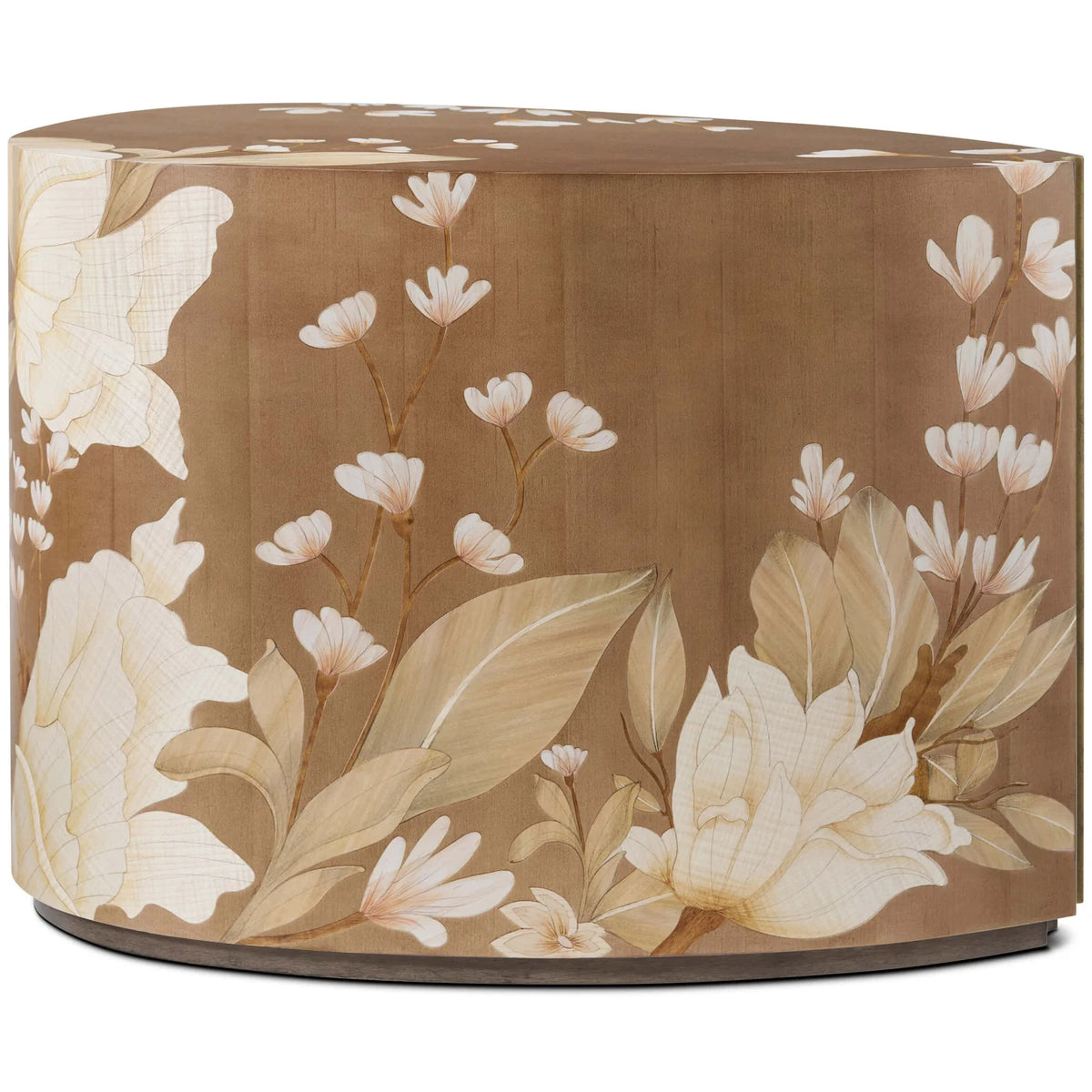 Bouquet Droplet Side Table in Toasted Cashew