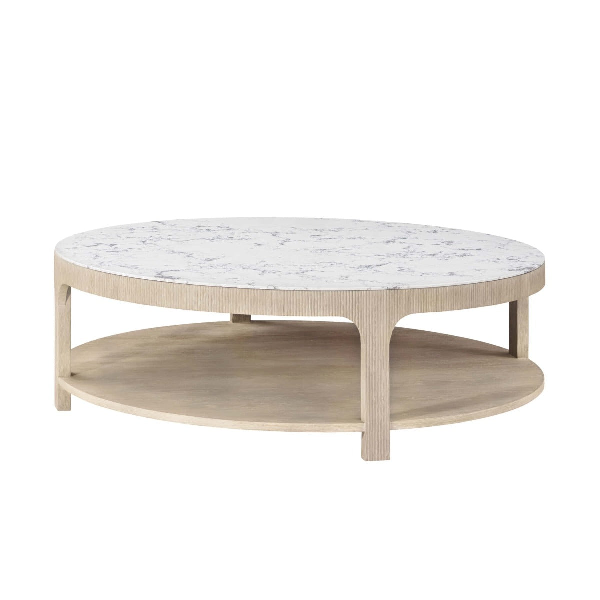 Horizon Round Quartz Coffee Table