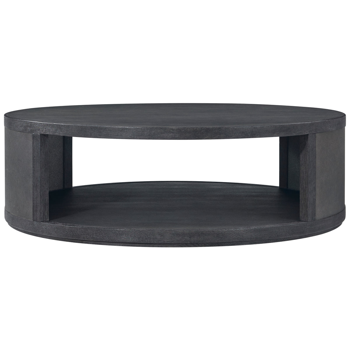 Maxwell Round Coffee Table Small Dark