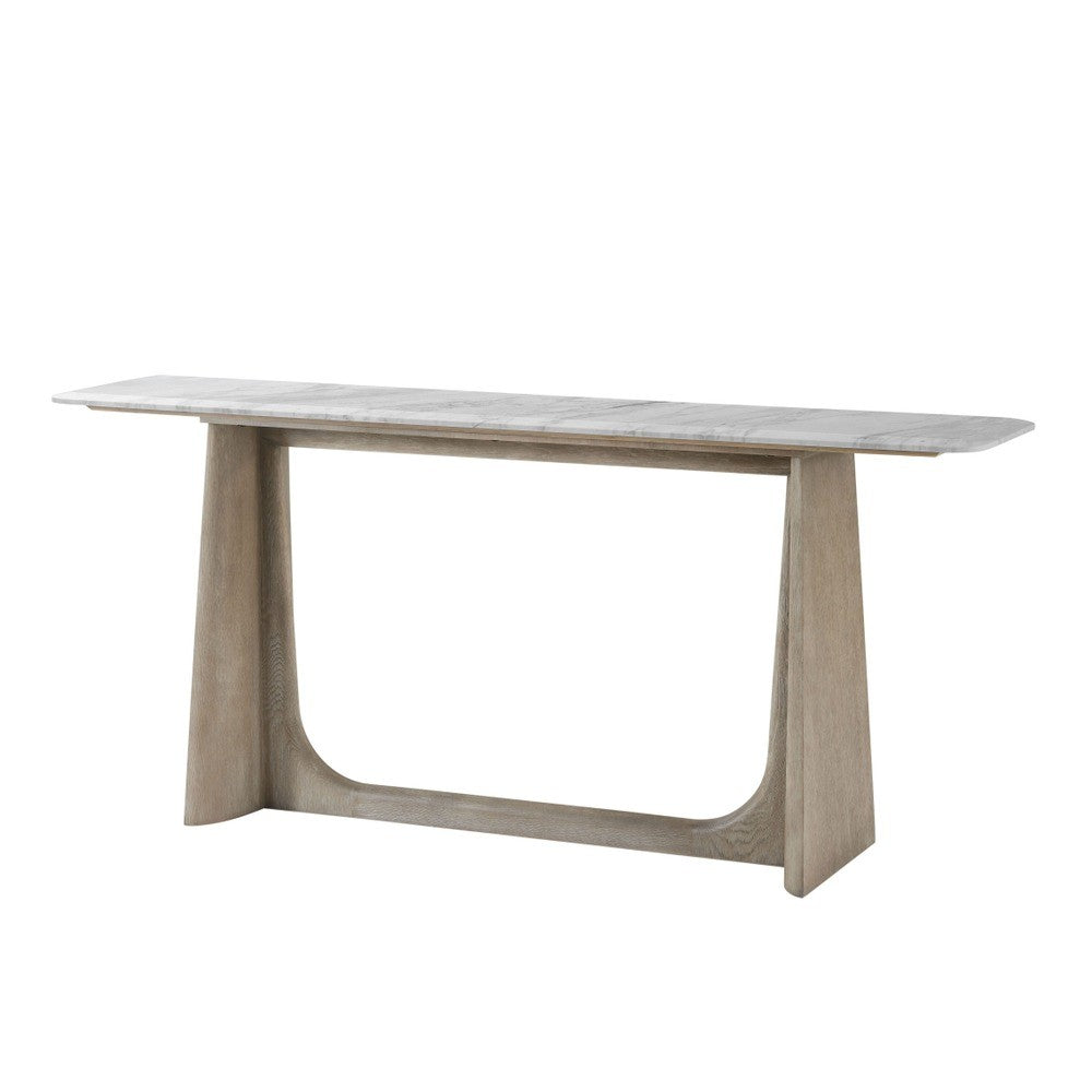 Repose Console Table Marble Top