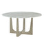 Wooden Dining Table Marble Top