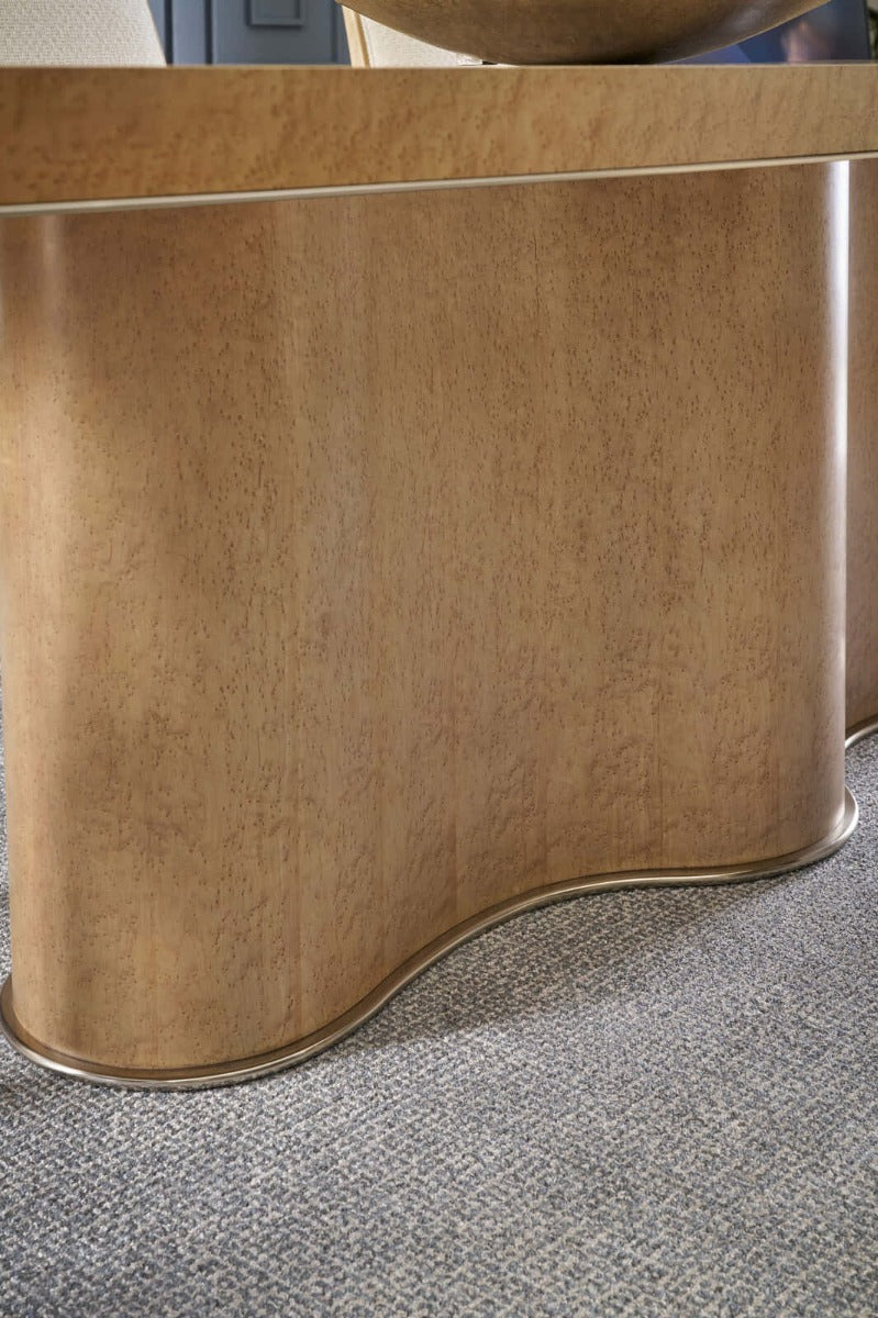 Origins Rectangular Extending Dining Table in Sesame 208-300cm