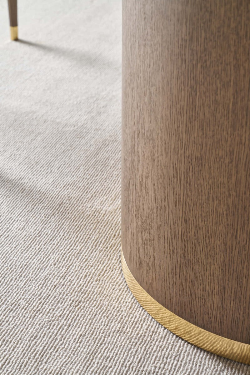 Judith Leiber Round Sunburst Dining Table Dark