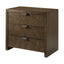 Catalina Three Drawer Nightstand in Earth Finish