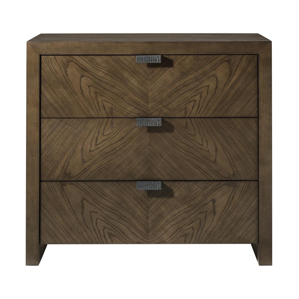 Catalina Three Drawer Nightstand in Earth Finish
