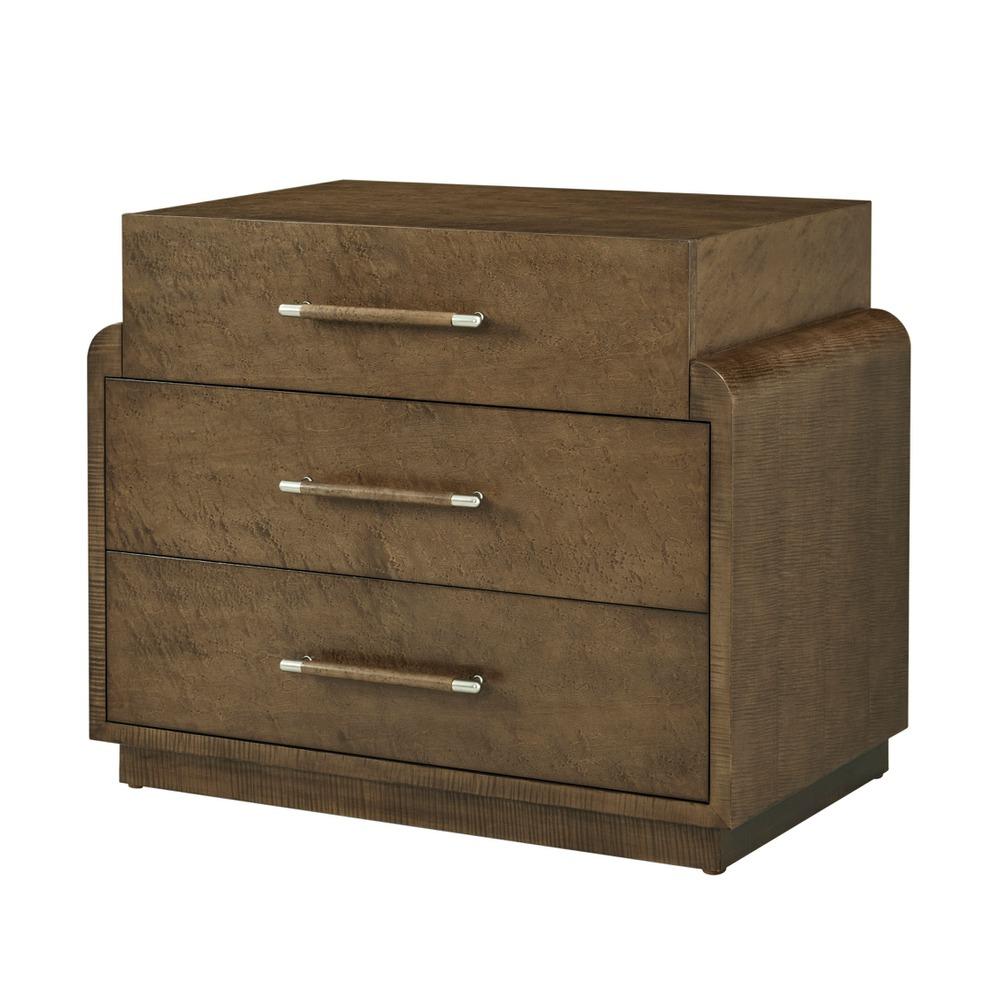 Origins Three Drawer Bedside Table in Landmark Finish