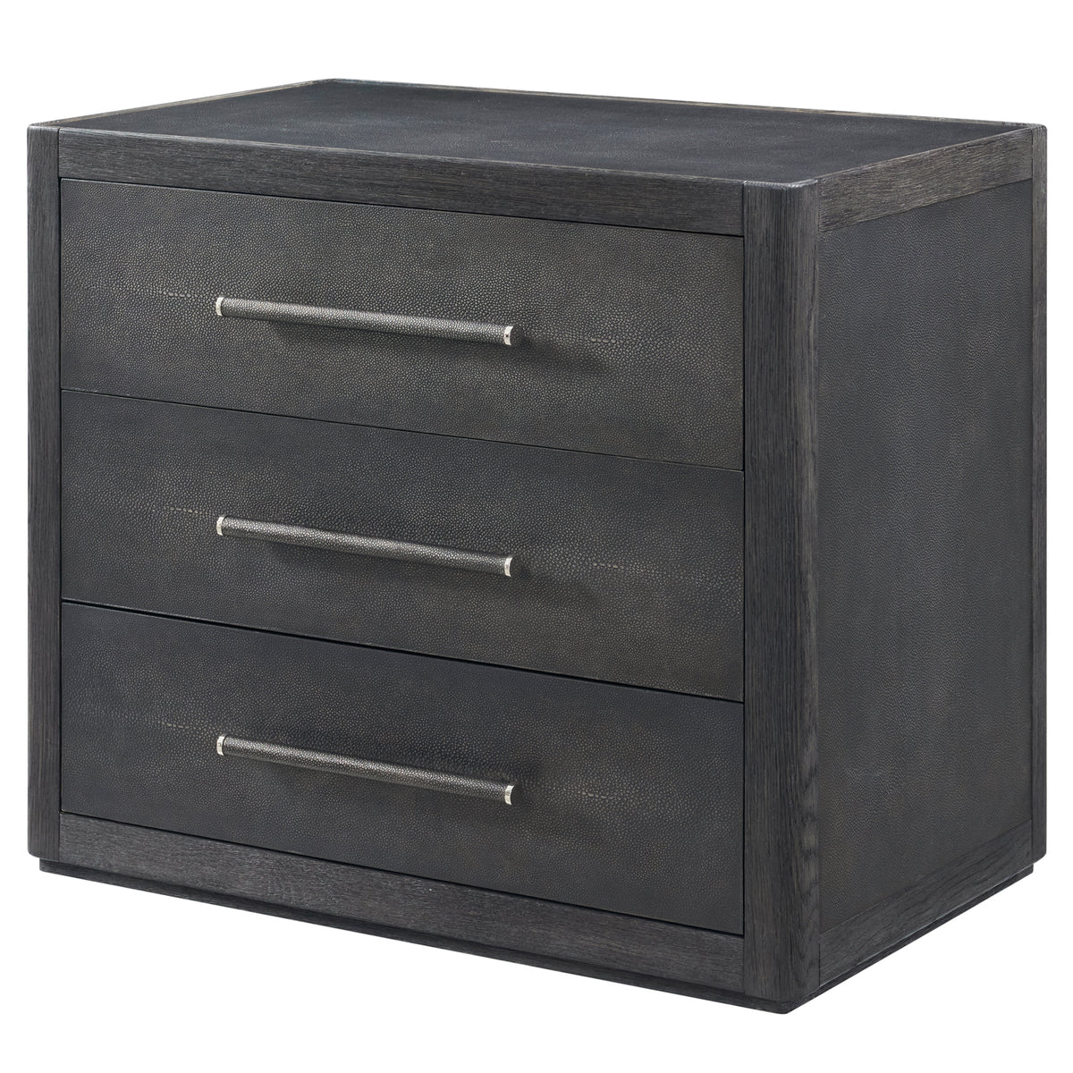 Maxwell 3-Drawer Bedside Table II Dark