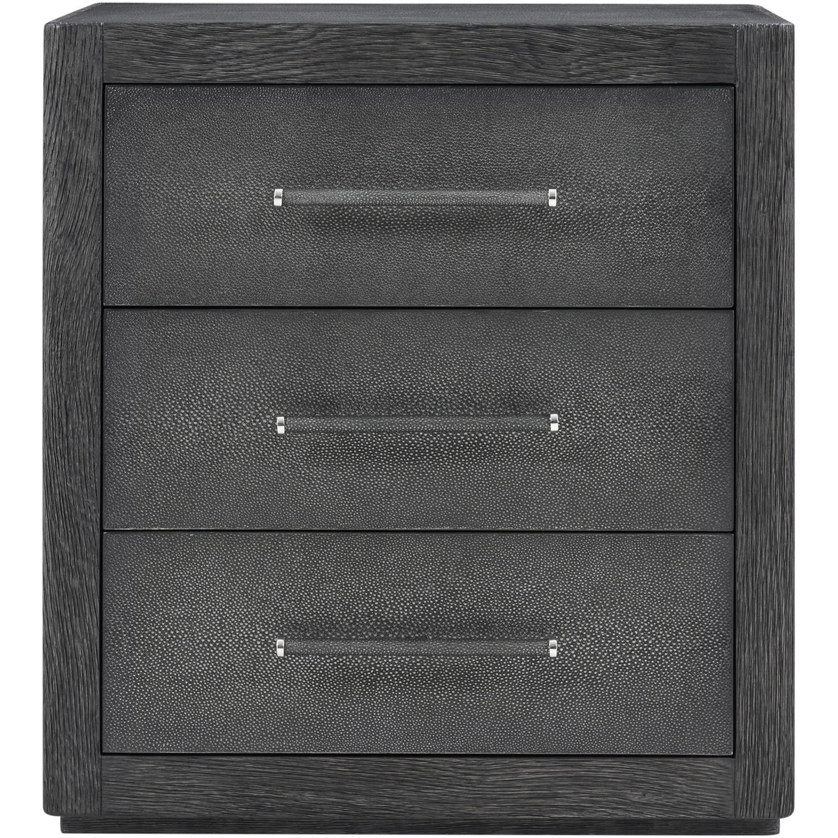 Maxwell 3-Drawer Bedside Table Dark