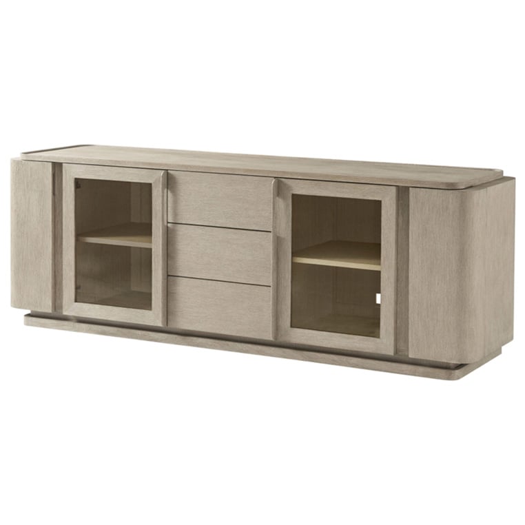 Wooden Media Cabinet