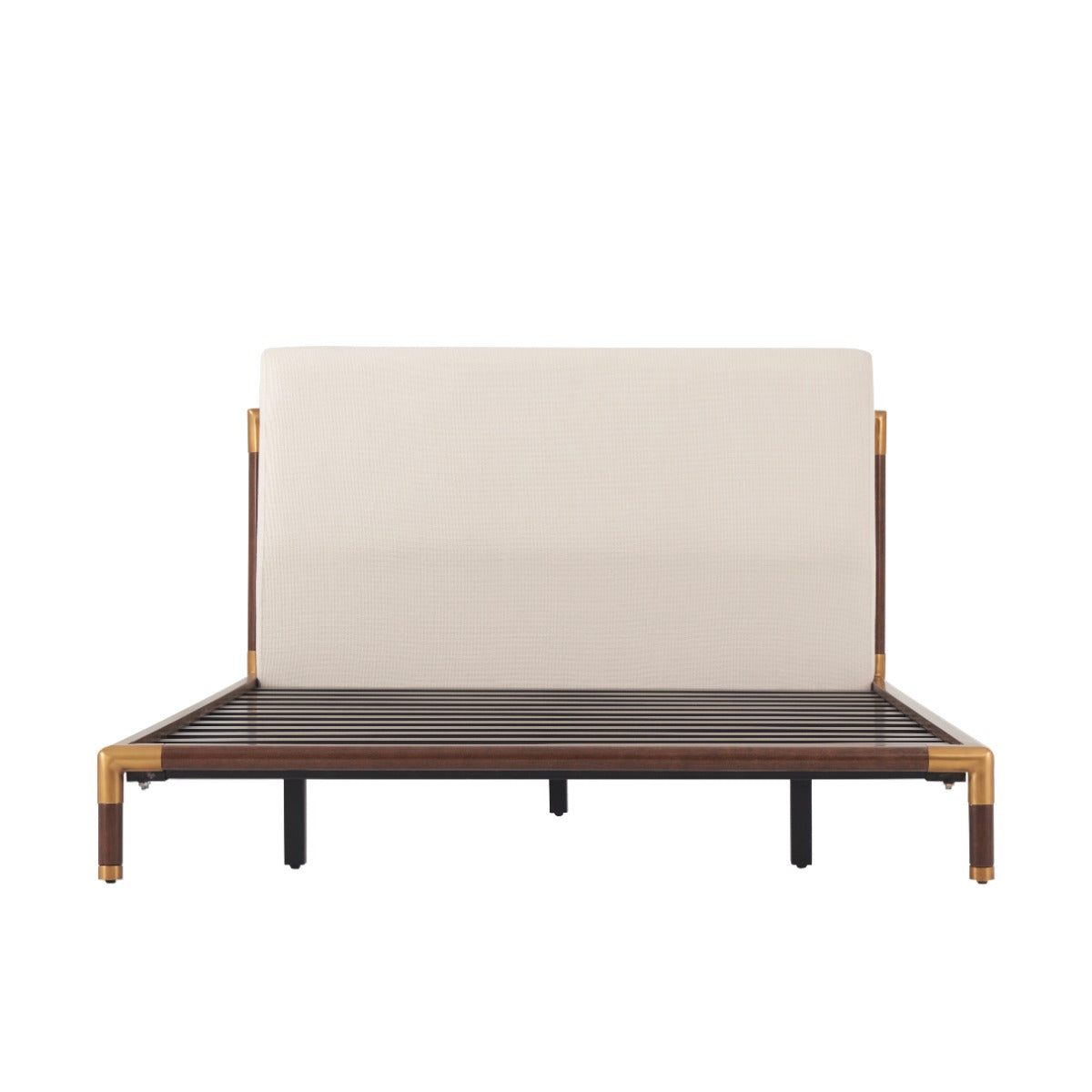 Kesden King Size Bed with Upholstered Headboard