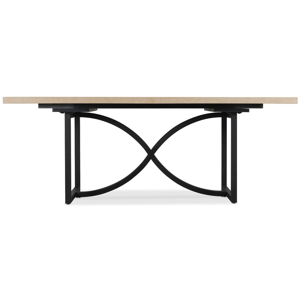 Tranquillity Rectangle Extending Dining Table with Metal Base 180-260cm