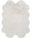 The Rugs Rugs 105X140 cm Luxury White Faux Fur Rug House of Isabella UK