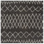 The Rugs Rugs 120X120 cm Moroccan Dark Grey Shaggy Rug | 940 House of Isabella UK