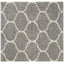 The Rugs Rugs 120X120 cm Moroccan Grey Shaggy Rug | 610 House of Isabella UK