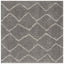 The Rugs Rugs 120X120 cm Moroccan Grey Shaggy Rug | 810 House of Isabella UK