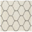 The Rugs Rugs 120X120 cm Moroccan Ivory Shaggy Rug | 600 House of Isabella UK